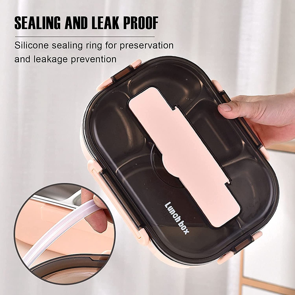 Caixas bento de 1,5l para estudantes, conjunto de talheres de lancheira bento com isolamento térmico, recipientes de almoço para crianças, lancheira, 3