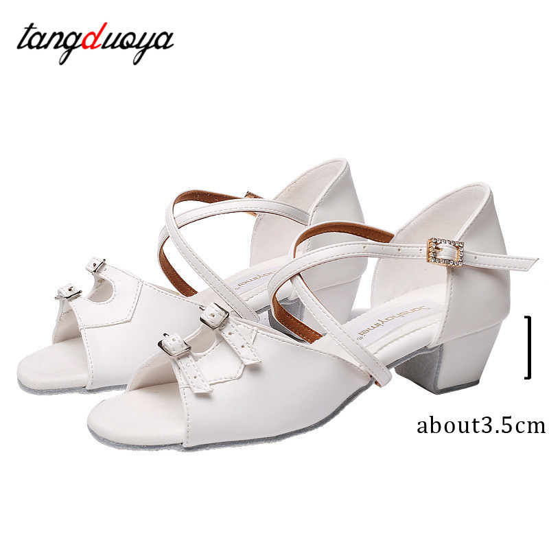 Novas meninas de salão sapatos de dança latina das crianças das mulheres sapatos de dança profissional criança/crianças/sapatos prática salsa sandália