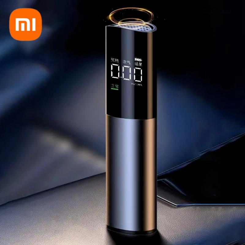 Xiaomi ANMU MIni probador de Alcohol automático alcoholímetro electrónico pantalla LED Detector de alcoholímetro al aire libre recargable portátil
