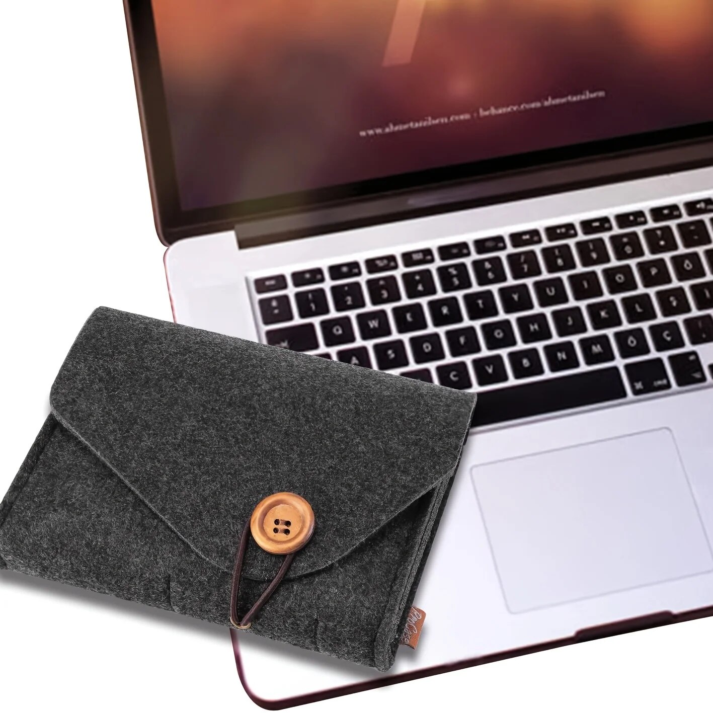 Power Adapter Case Storage Bag Felt Portable Electronic Accessories Storage Bag Portable USB Travel Cable Organizer Electronic
