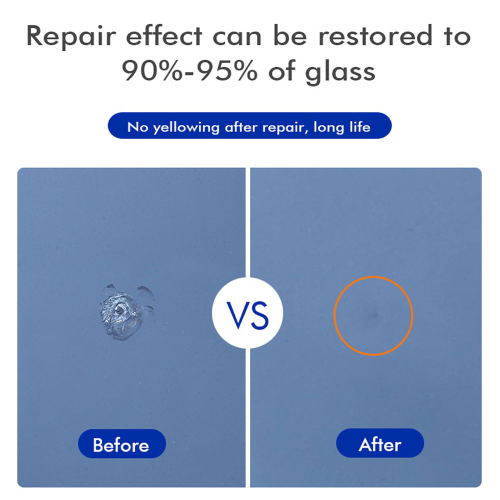 Kính Chắn Gió Xe Hơi Bộ Dụng Cụ Sửa Chữa Kính Phục Hồi Chất DIY Windows Kính Chắn Gió Nứt Điểm Công Cụ Sửa Chữa Keo Cho Kính Xe Ô Tô Tiếp Liệu