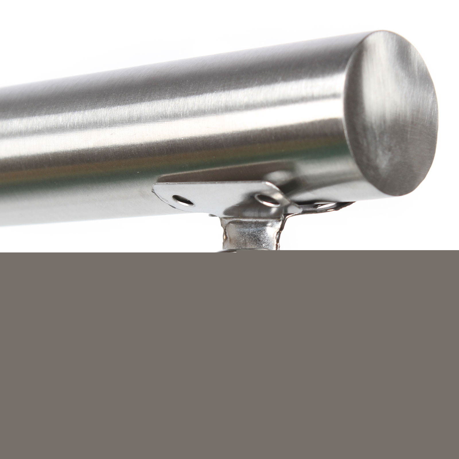 100cm Handrail with 2 Horizontal Bars, Includes 6 Expansion Screws (M8*80) and 8 Self-Tapping Screws (M5) for Easy Installation