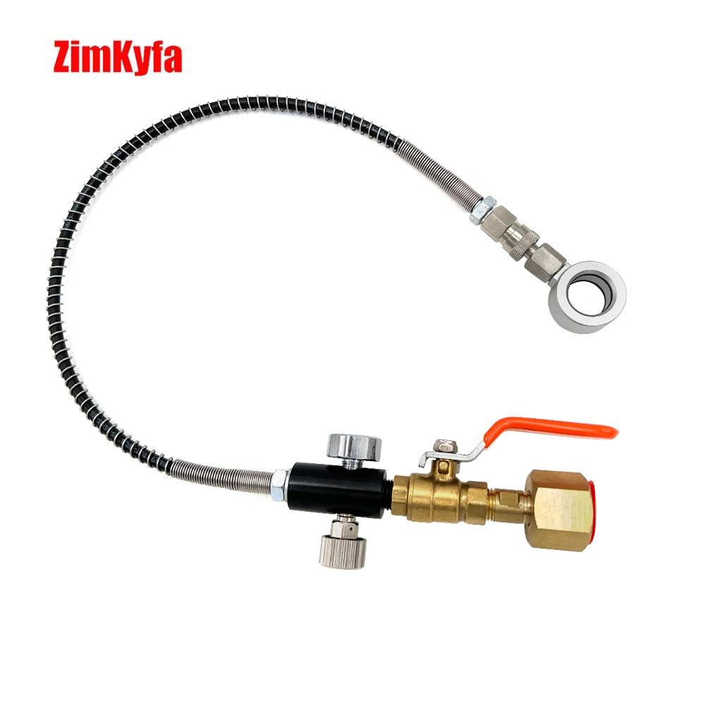 CO2 Adapter Refill Station Hose Set Carbonator For SodaStream DUO Art Terra Quick Connect Cylinder Tank Carbon Dioxide Inflator