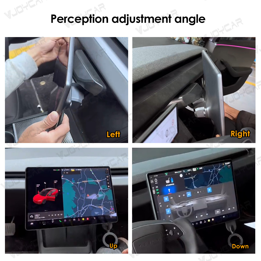 Model Y/3 Draaibare montagekit Model 3 Highland New Y Juniper 4-richtingen scherm Rotatiebeugel GPS-navigatie Roterende houder
