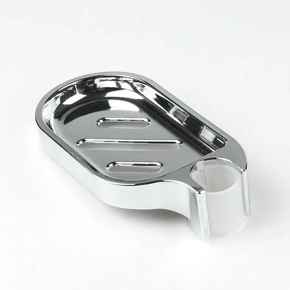 Shower Rail Soap Dish Box Soap Holder Soap Pallet Shower Rod Slide Bar Chrome For Sliding Bar Bathroom Tray For Home