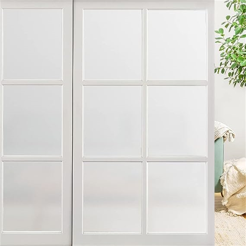 Pure Frosted Window Privacy Opaque Film Sun Blocking Heat Insulation Self-adhesive Decorative Glass Sticker