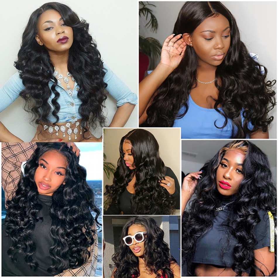 Peruvianヘアウィーブ、人間の髪の毛のバンドル、二重横糸、バージンヘアエクステンション、ルーズウェーブ、染色と漂白が可能、12a、10-30インチ
