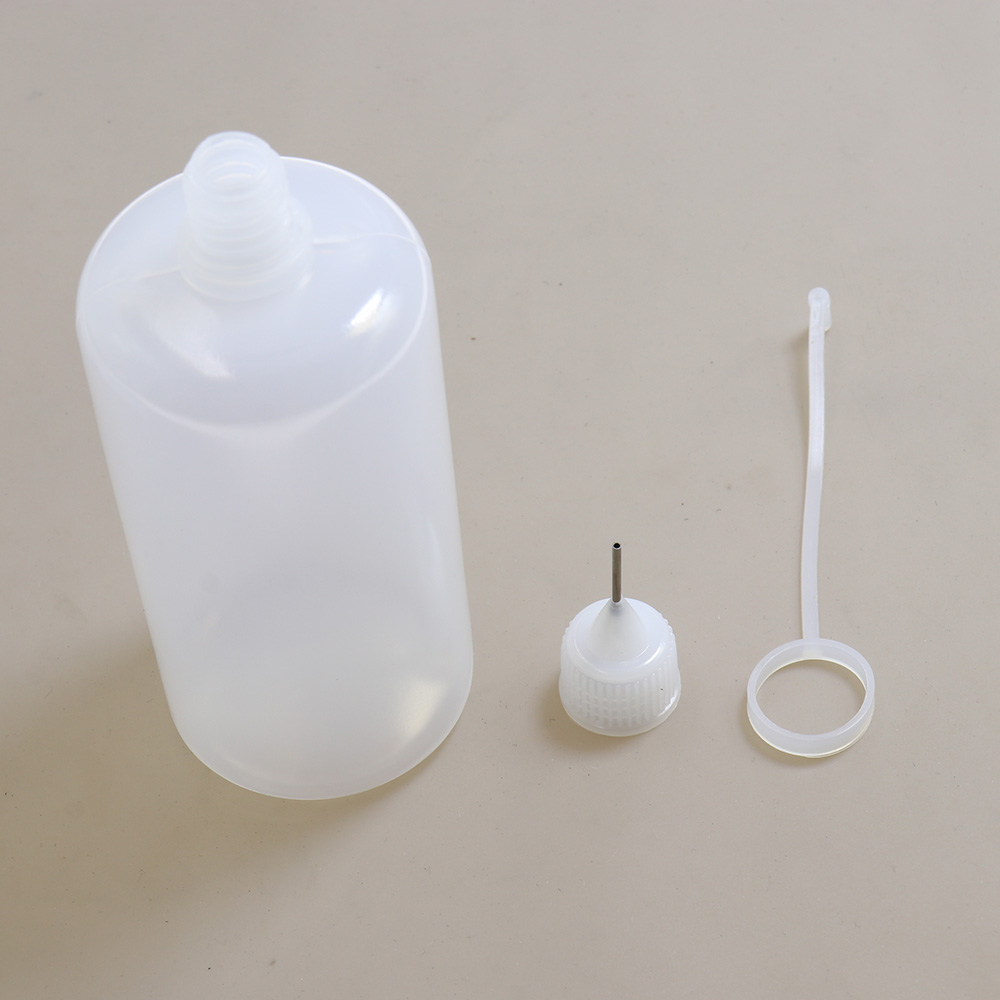 Botella aplicadora de punta exprimible de plástico PE, cuentagotas rellenable con tapas de punta de aguja para pegamento, 5ml, 10ml, 15ml, 30ml, 50ml, 100ml, 120ml