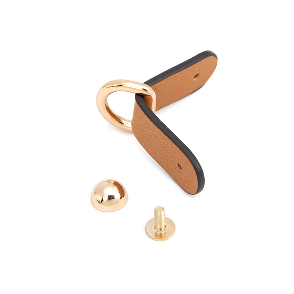 Alta qualidade em forma de d saco fivelas anel saco acessórios de ferragem moda bolsa fivela mulher sacos cinta ornamentos saco decoração