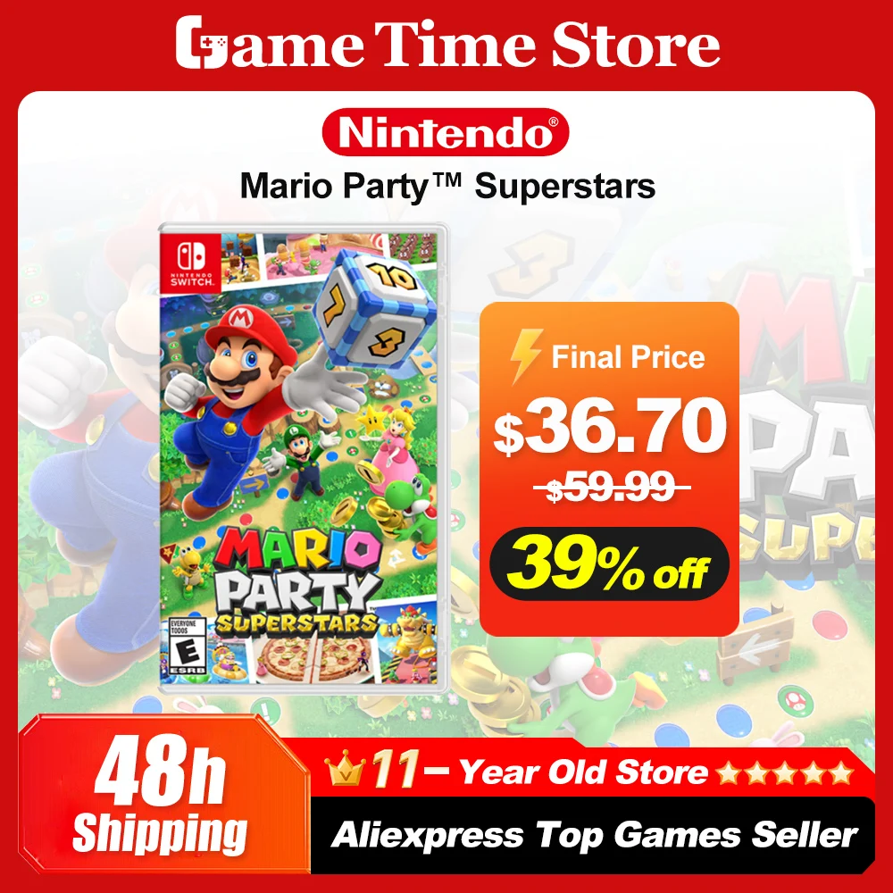Физическая игра MARIO PARTY SUPERSTARS SWITCH для NINTENDO SWITCH