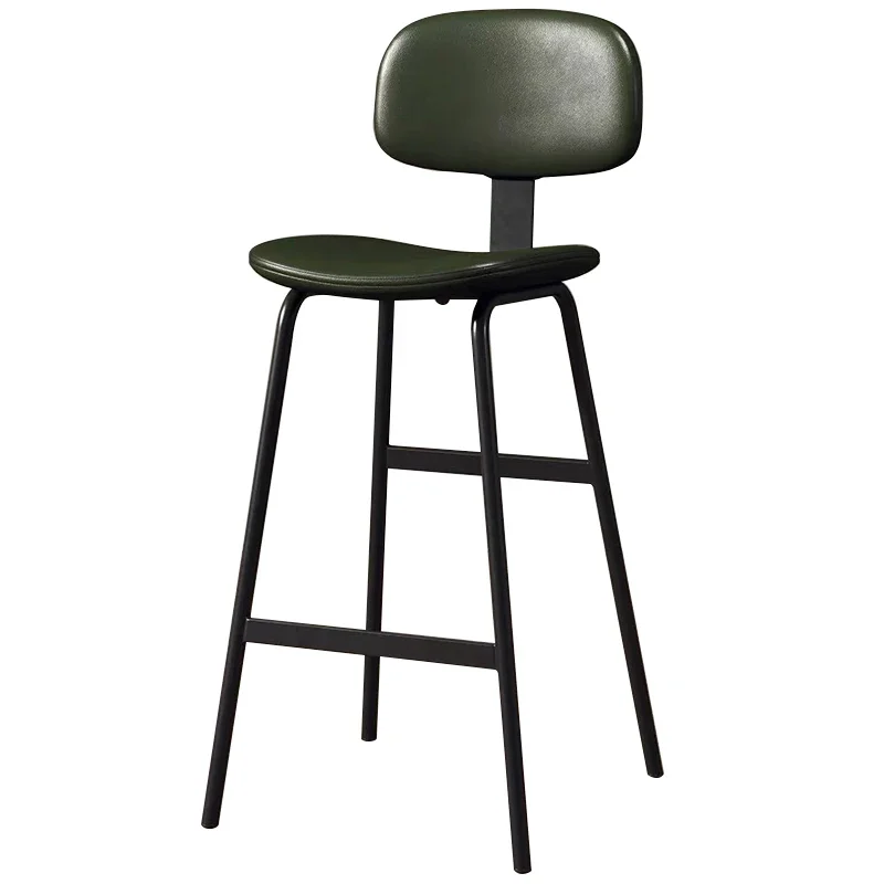 Estilo industrial retro saco macio encosto alto fezes simples e moderno casa barra fezes resistente a riscos e resistente ao desgaste cadeira de barra