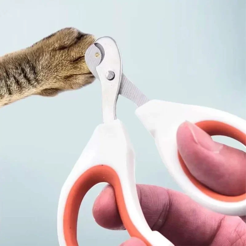 Professional Cat เล็บ Clippers สําหรับแมวขนาดเล็กสุนัขสแตนเลส Puppy Claws เครื่องตัดสัตว์เลี้ยง Nall Grooming Clippers Trimmer