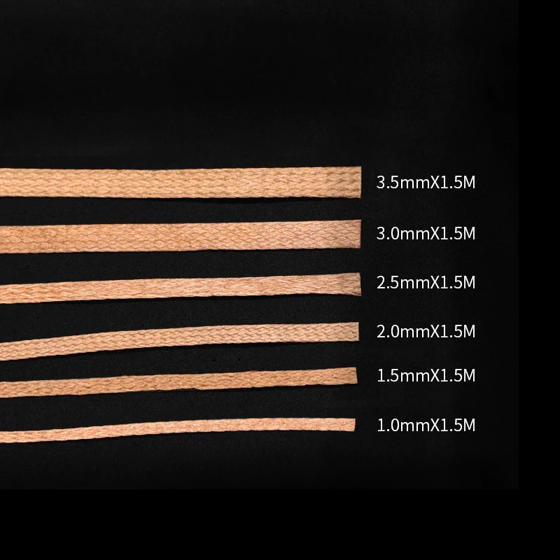 1-4mm 1.5M Desoldering Mesh Braid Tape Copper Welding Point Solder Remover Wire Soldering Wick Tin Lead Cord Flux For Soldering