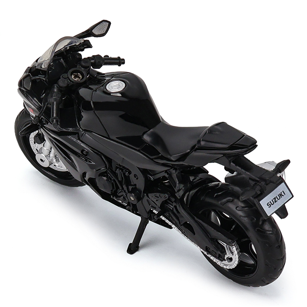 MSZ 1:18 Suzuki GSX-R1000 with base alloy die-cast car motorcycle model, toy gift giving, die-cast static motorcycle model