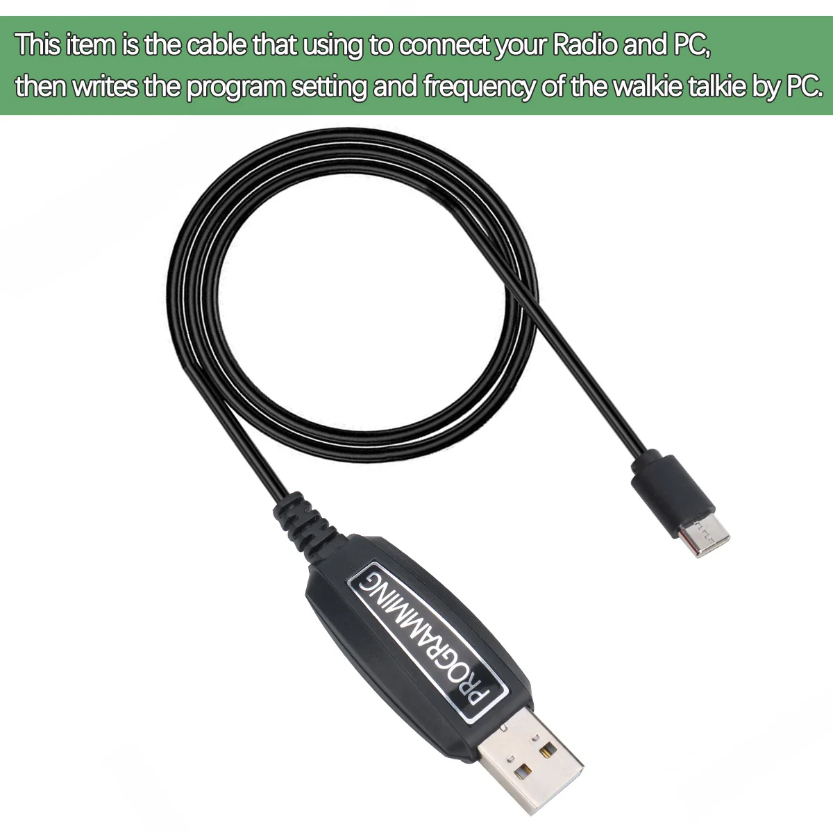 Kabel do programowania USB typu C obsługuje system Windows dla Iradio UV-98 PLUS UV-99 R-5000 R-6000 Radtel RT-880 Walkie Talkie