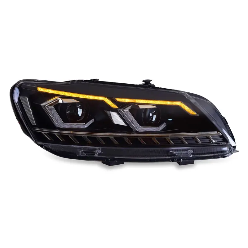 Lampu Mobil untuk VW Passat B7 Lampu Depan LED 2011-2016 Passat B7 Versi AS Lampu Depan Passat Drl Lensa Proyektor Otomotif