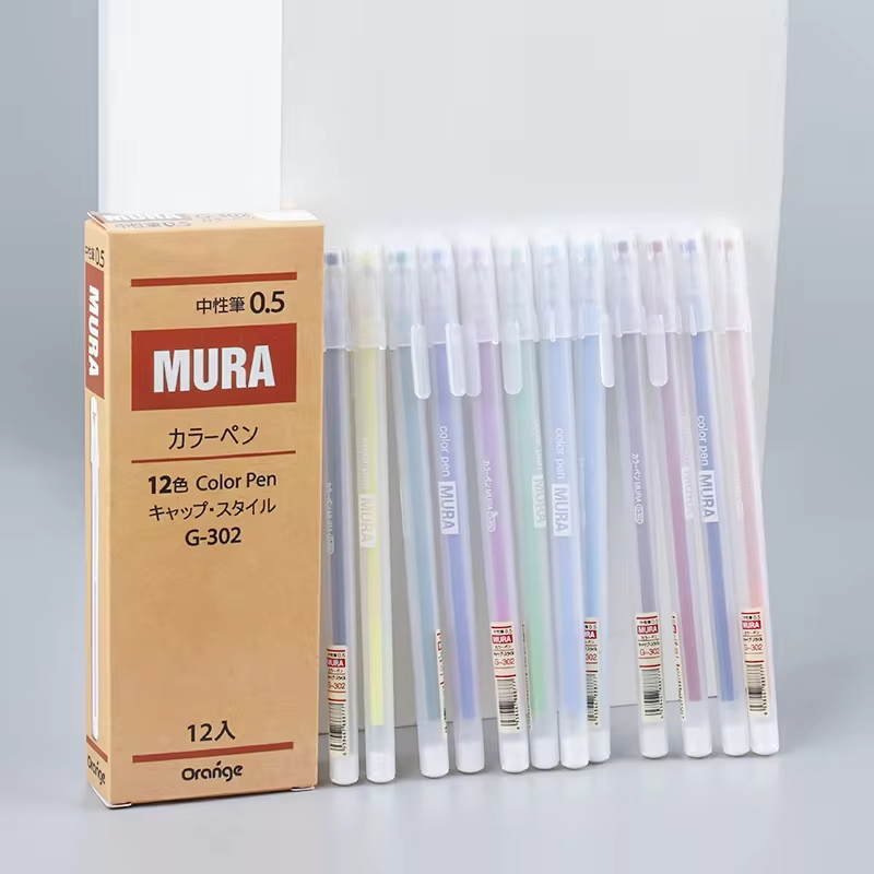 12Pcs Farbige Gel Stift Set Box Kawaii 0,5mm Candy Farben Kugelschreiber Student Büro Schriftlich Stifte Schule Schreibwaren liefert