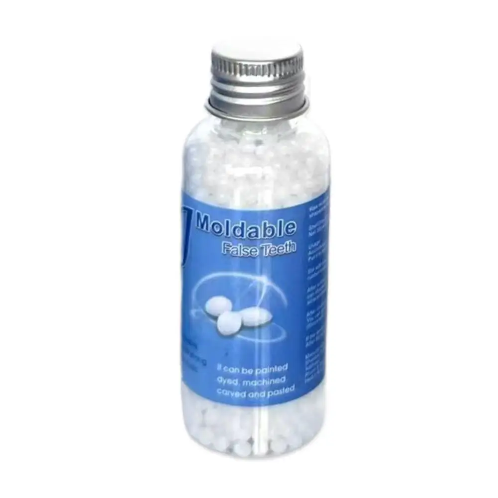 1~8PCS 30ml Resin Temporary Tooth Repair Granules Teeth Filling Tooth Glue Moldable False Gaps Teeth Broken Solid Missing V9C2