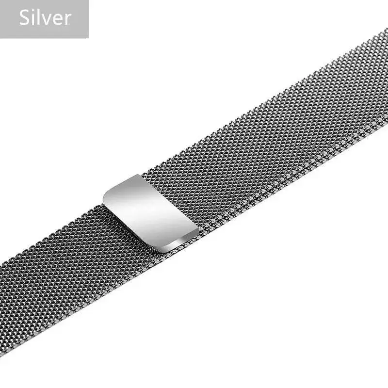 Milanese LOOP สําหรับ Apple Watch สายคล้อง 49 มม.45 มม.44 มม.41 มม.40 มม.สายรัดข้อมือโลหะสร้อยข้อมือ iWatch Series 9 8 7 6 5 4 3 SE