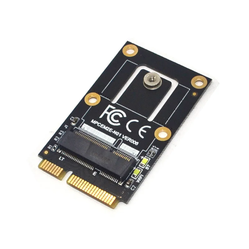 Адаптер Wi-Fi M.2 Адаптер M.2 NGFF к Mini PCI-E для беспроводной карты Wi-Fi Bluetooth Intel AX200 9260 8265 8260 для ноутбука