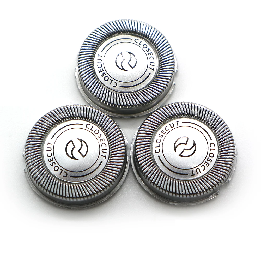Cabezal de afeitadora de repuesto de 3 uds para philips HQ56 HQ55 HQ4 + HQ3 Reflex Plus HQ6843 HQ300 HQ64 HQ916 cabezales de afeitadora de corte cerrado