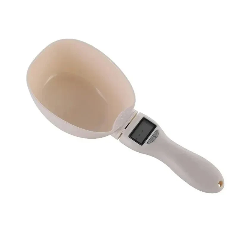 Pet Dog Food Measuring Spoon Scale Smart Pet Food Scale with Measuring Spoon Digital LCD Display Kitchen Scale for Dog/Cat