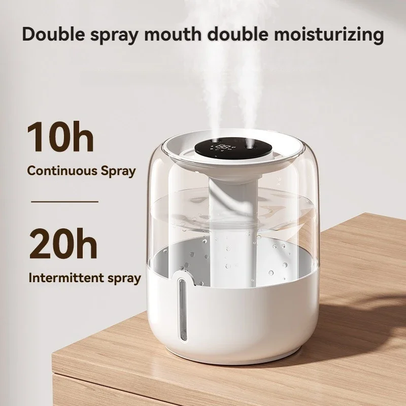 Xiaomi MIJIA 6.8L Large Capacity Humidifier USB Double Spray Low Noise Home Bedroom Office Night Light Essential Oil Diffuser