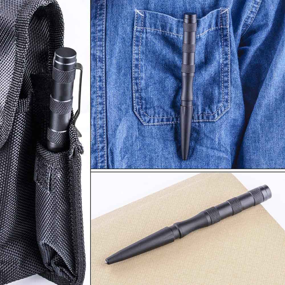 Tenvellon Tactical Pen Self Defense Supplies Simple Package Tungsten Steel Security Protection Personal Defense Tool Defence EDC