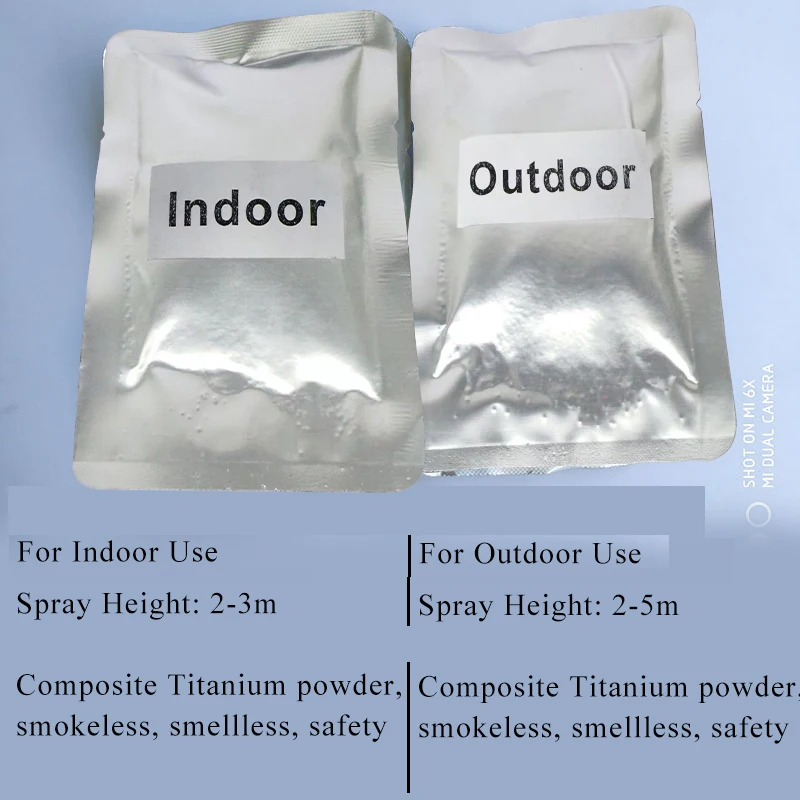 Msds ผง Ti สำหรับเย็น sparkular เครื่องจักร100G สำหรับเย็น sparkular โลหะ1 ~ 100ถุง