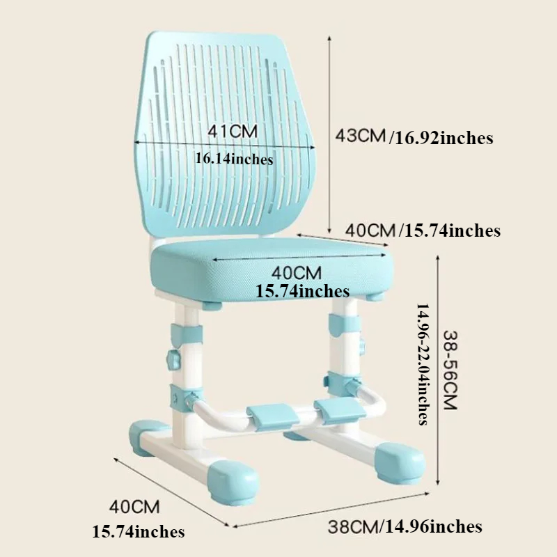 Silla cómoda de plástico para niños, taburete de comedor, respaldo de estudio, silla pequeña para niños, muebles para el hogar