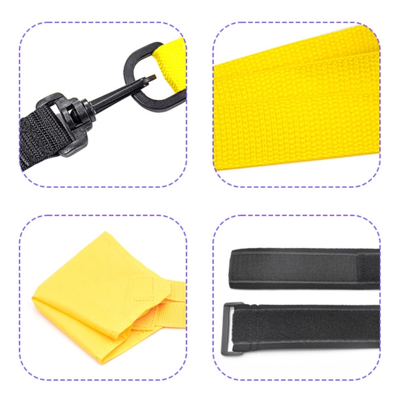 Swim Parachute Swim Resistance Belt Strength Training Exerciser Belts Drag Parachute Trainer สำหรับเด็กผู้ใหญ่