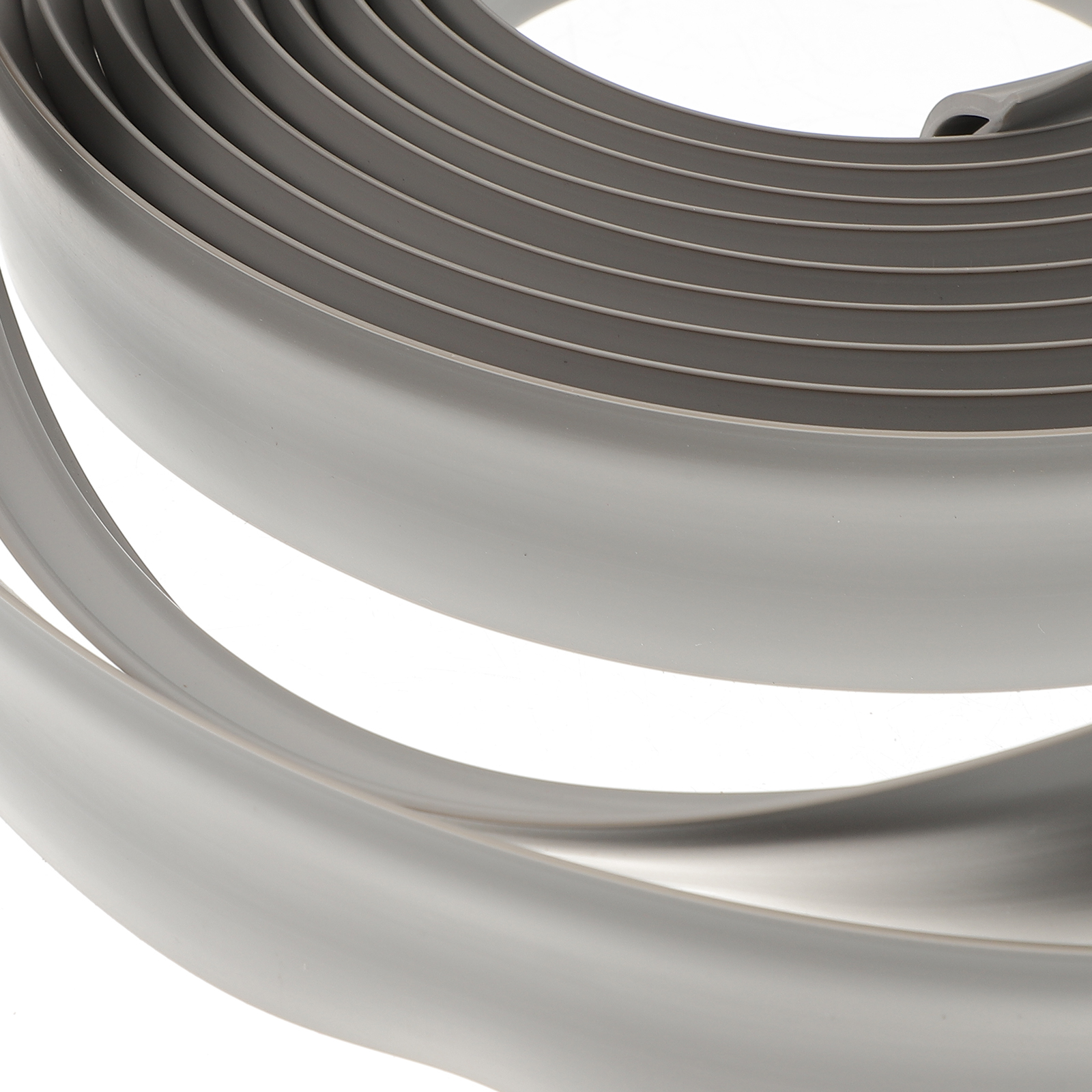 Tira de transição de piso de 5m, borda de carpete, flexível, durável, tira de cobertura para portas, pisos, acabamento de carpete, afiação de azulejos