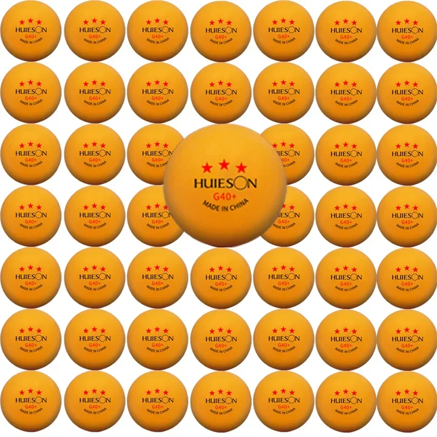 Huieson 3 スター G40+ 卓球ボール ABS+ プロフェッショナルボール ITTF 標準 2.8 グラム卓球競技用マルチボールトレーニング