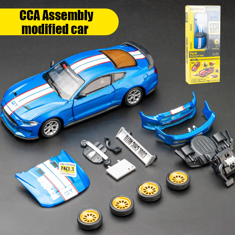 CCA legering GT track sportwagenmodel, doe-het-zelf-modificatie, demontage en montage van lichaamsdelen, gratis vervanging