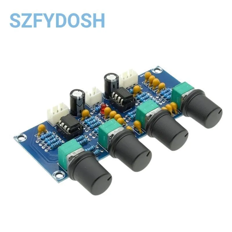 XH-A901 NE5532 Tone Board Preamp Pre-amp With Treble Bass Volume Adjustment Pre-amplifier Tone Controller For Amplifier Board