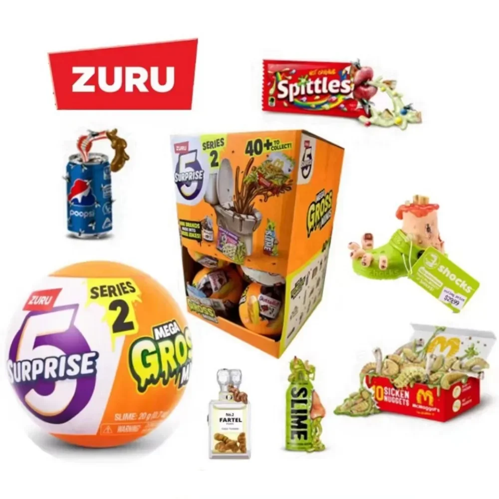 Zuru 5 surpresa mini marcas brinquedos zuru mistério caixa cega original brinquedo em miniatura das crianças surpresa caixa cega brinquedo presentes brinquedos bonitos