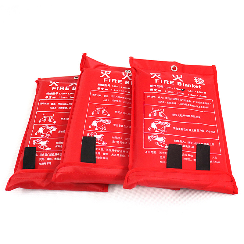 VITCOCO-Manta de fibra para la lucha contra incendios, cobija de Escape para el compartimento de la cocina, resistente al calor y a las llamas, 1,2x1,2 M