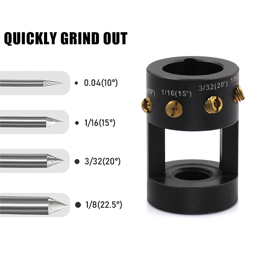 Tungsten Electrode Grinder TIG Welding Tools Multi-angle And Offset Horizontal Holes With Cutoff Slots, Electrode Grinding Tools