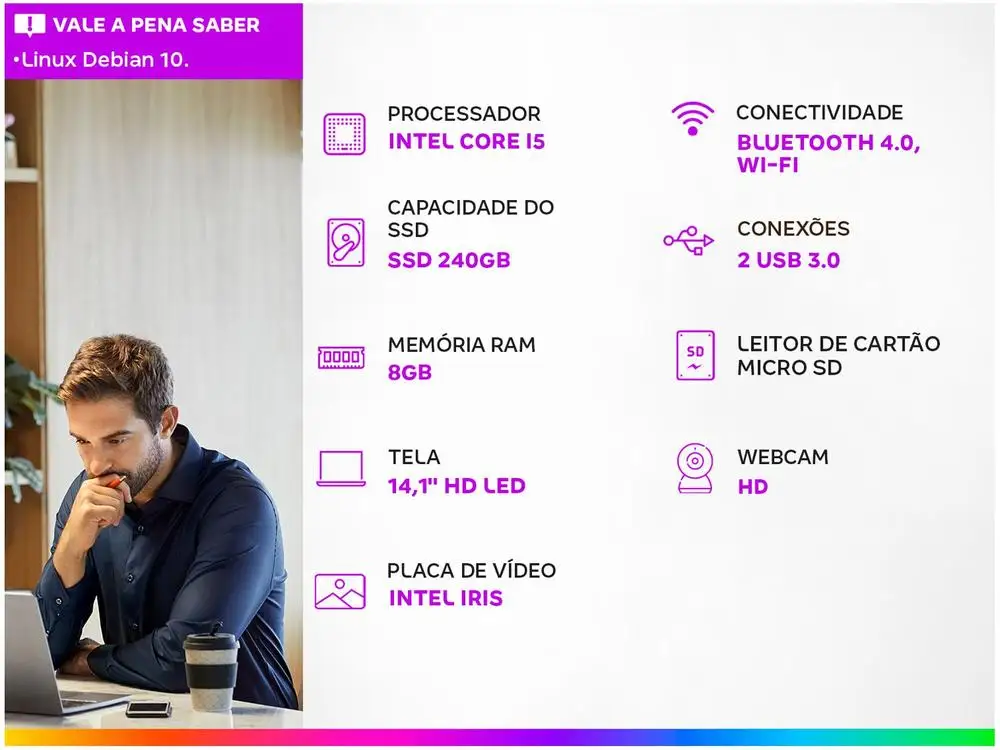 Notebook Compaq Presario 454 Intel Core i5 8GB