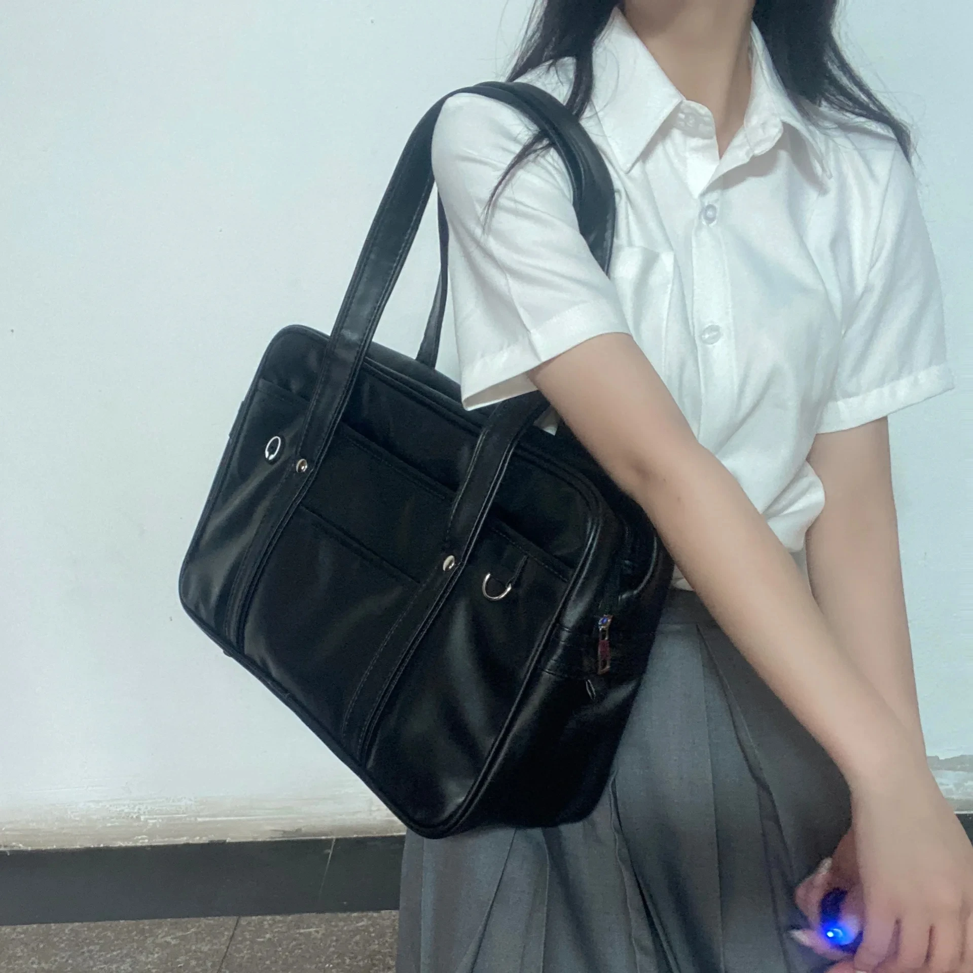책가방 PU 가죽 일본식 광범위한 응용 일본식 핸드백 대용량 방수