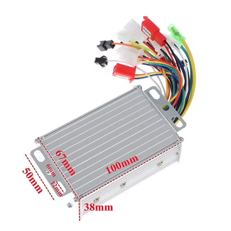 36/48V ไฟฟ้าจักรยาน 350W Brushless DC Motor Controller สําหรับไฟฟ้าจักรยานอุปกรณ์เสริม