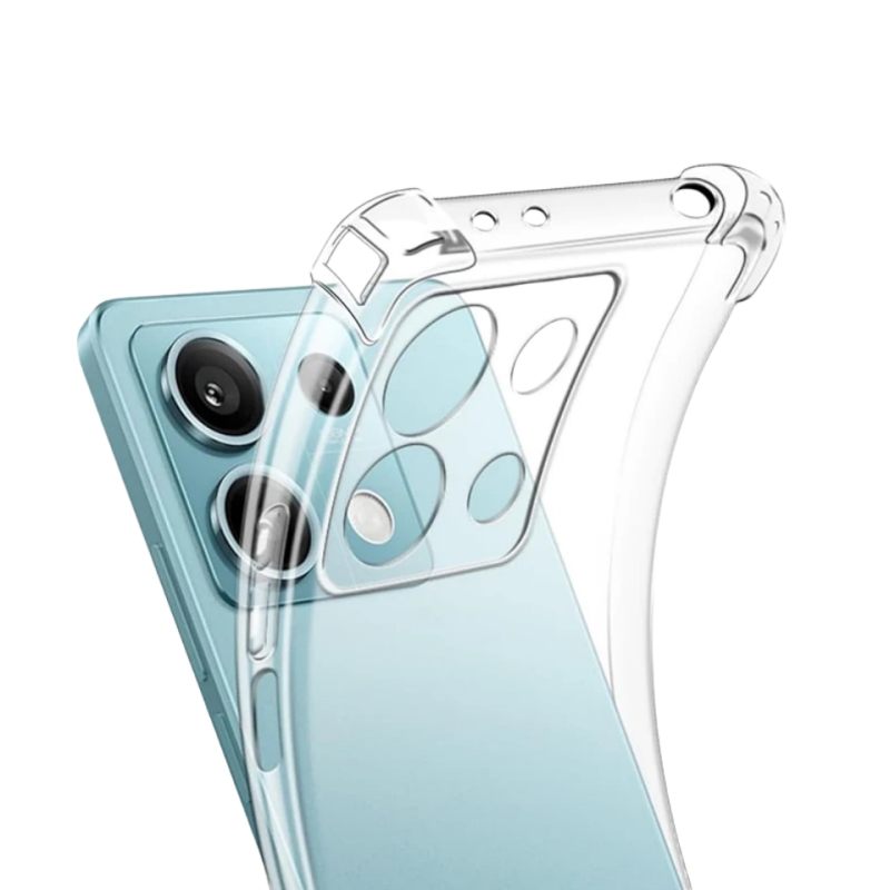 耐衝撃シリコンケース Xiaomi Redmi 注 13 12 12S 12T 11 11T 11S 10 10S プロプラス Pro + 4 グラム 5 グラムクリアソフト超薄型シェル