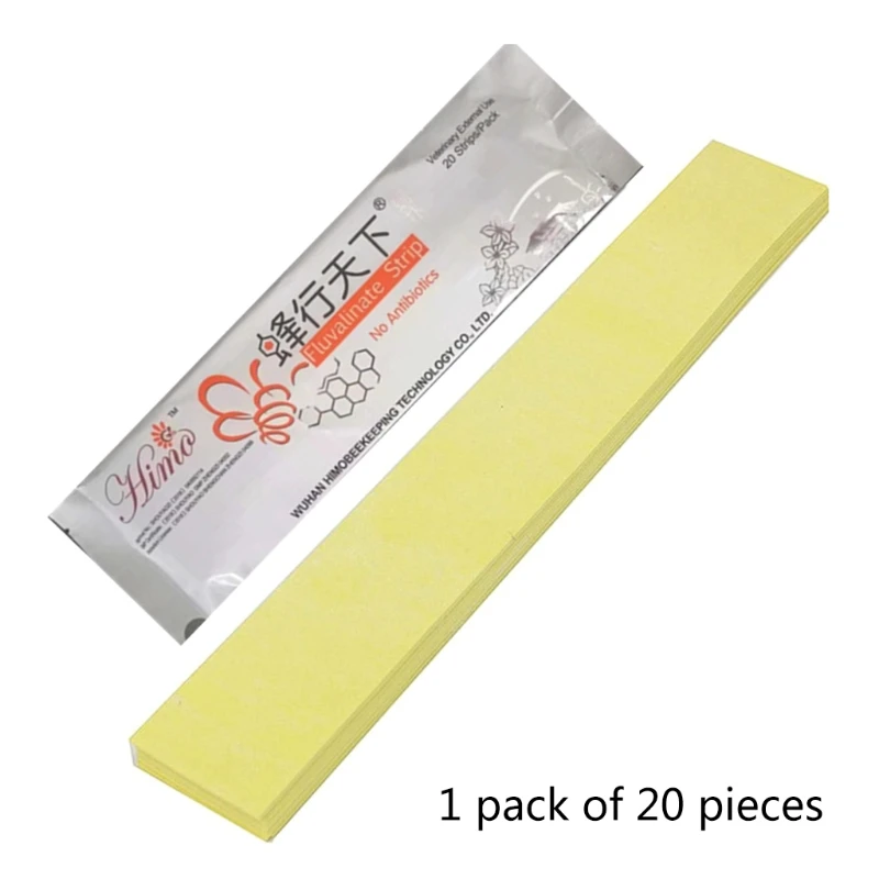 20 Chiếc Ong Acaricide Dải Nuôi Ong Ong Varroa Sát Thủ Kiểm Soát Dịch Hại 85AD