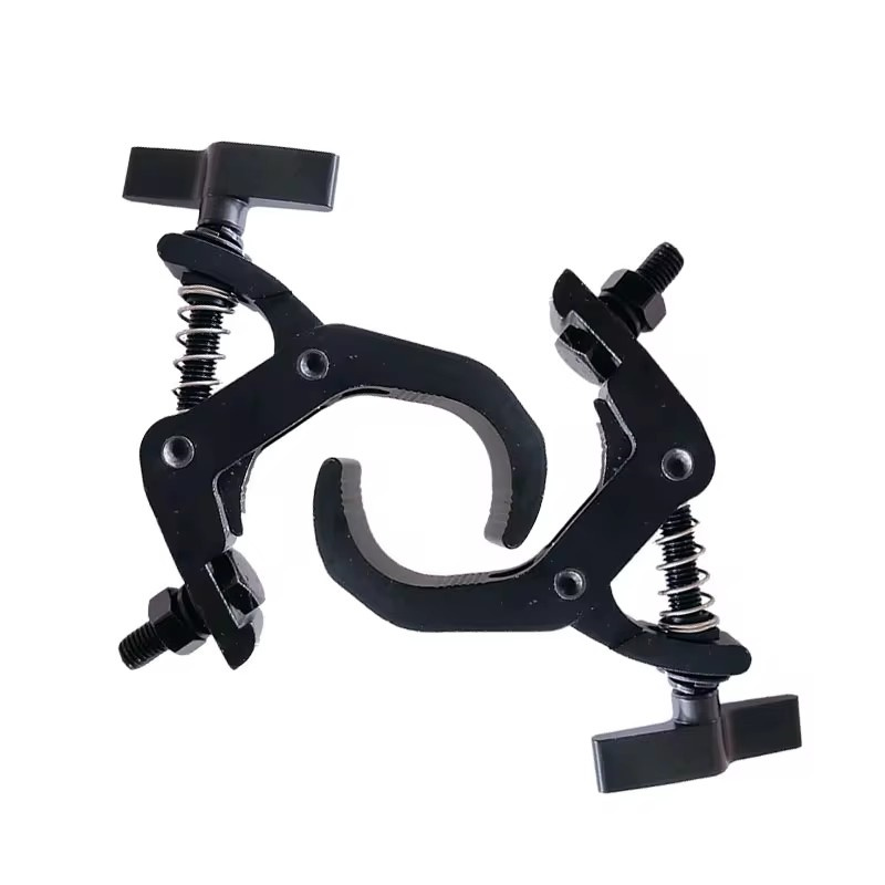 10 pçs/lote resistente premium pro treliça braçadeira luzes de palco braçadeira caber 40-60mm de tubos para movendo a cabeça luminárias de palco