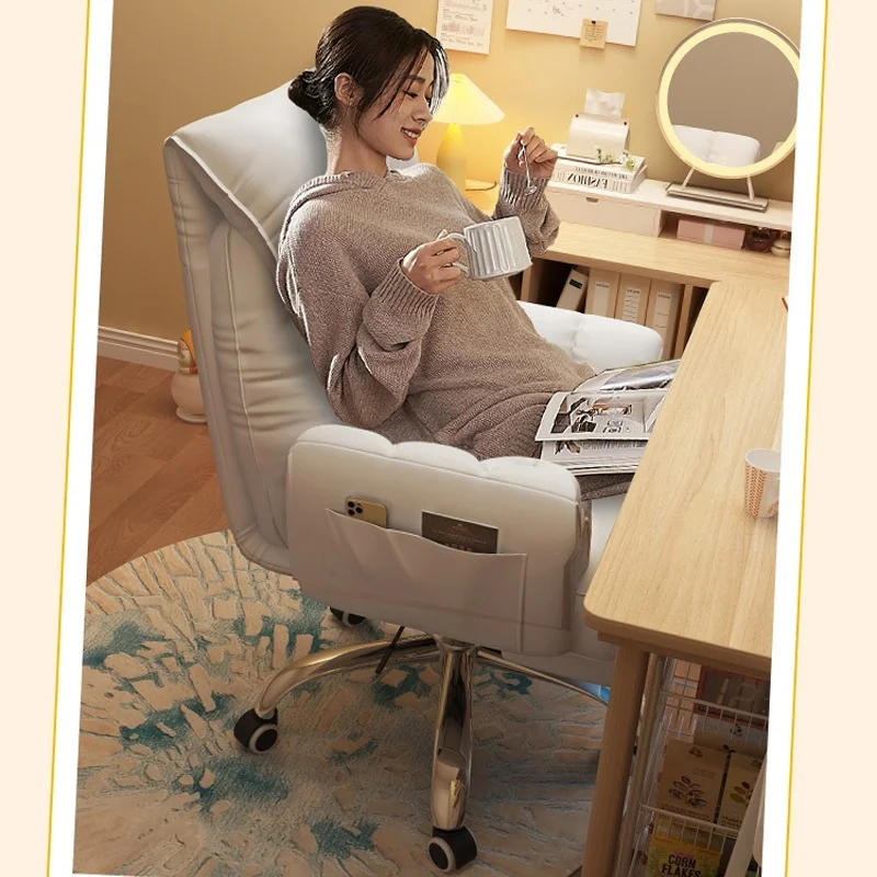 Soft Comfortable Ergonomic Office Chair Lumbar Support Mesh with 4D Adjustable Armrest Headrest Recliner Leisure Chair Recliners