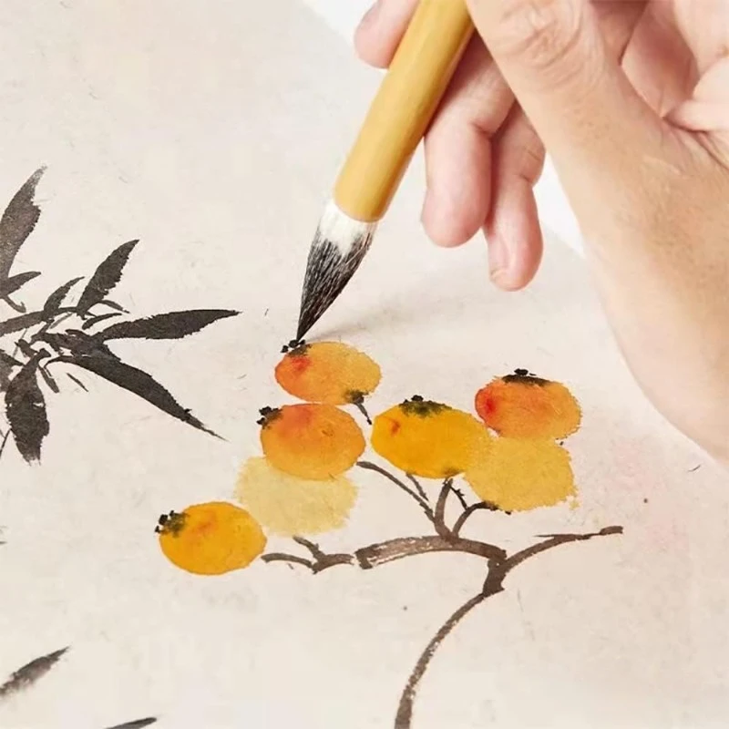 10 ชิ้น Professional การประดิษฐ์ตัวอักษรจีนชุดแปรงพร้อมกระเป๋าเก็บภาพวาดจีนแบบดั้งเดิม
