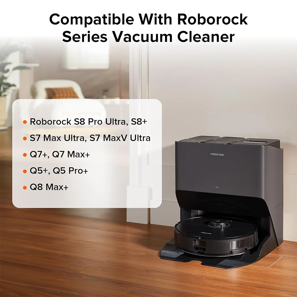 ロボット掃除機用の使い捨て交換用ダストバッグ,ロボット掃除機用,Roborock s7,s8,q5,q7,q8,max plus,max v,ulpro,6-12packsのセット