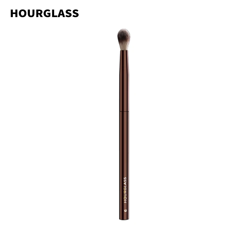 Brocha de maquillaje de reloj de arena, brocha de licuadora cónica No.6, pelo de fibra suave y agradable para la piel, diseño de moda, brocha de un solo ojo