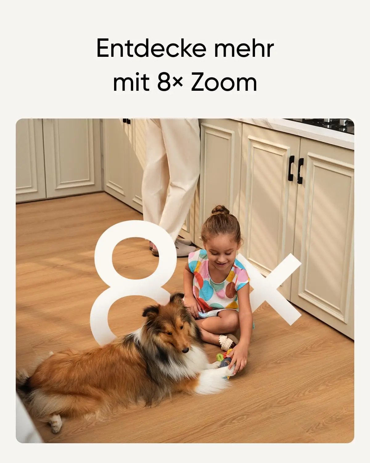 (Disponibilità UE) Telecamera di sicurezza interna Eufy S350, doppia telecamera, risoluzione 4K UHD, telecamera di sorveglianza con zoom 8 × e 360 °   PTZ