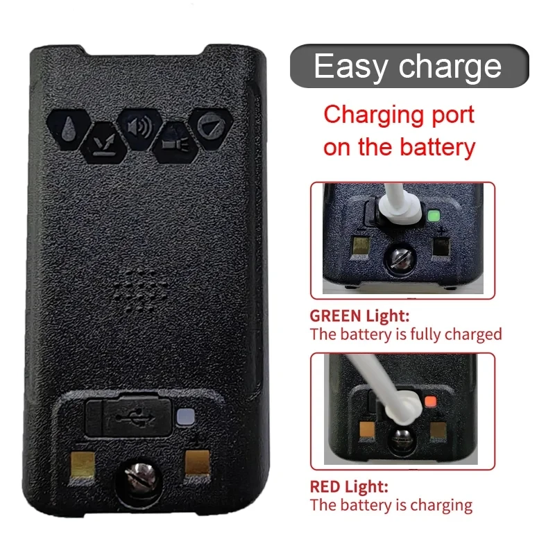 Baofeng UV-S22 PRO V2 IP68 Walkie Talkie à prova d'água Banda dupla 136-174/400-520MHz Rádio presunto 10W Potência 50KM Alcance 128CH Rádio FM